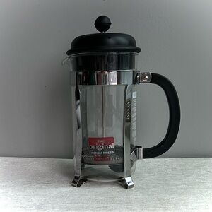 BODUM french press coffee maker  - Black & Silver ⭐️NEW⭐️